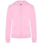 Bluza damska z kapturem pink 6425