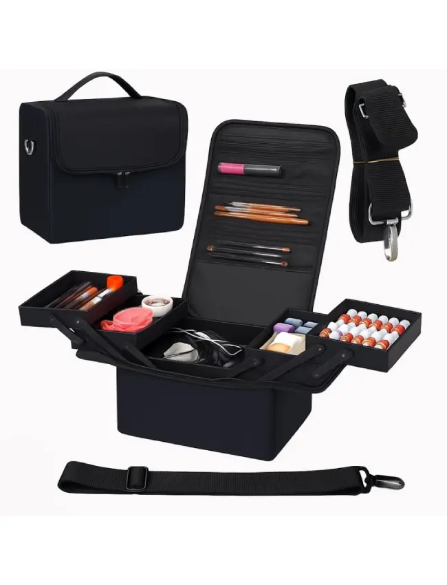 kuferek kuferek przenośny na kosmetyki CB45 - obrazek 1