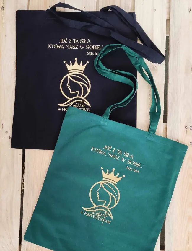 torby kwp Torba bawełniana "Kobieta w Przywództwie" - obrazek 1